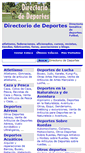 Mobile Screenshot of directorio-de-deportes.com